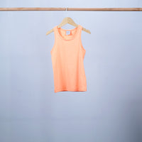 sleeveless basic t-shirt with racerback for toddler girl