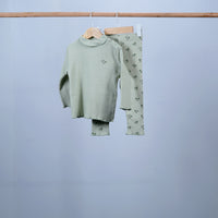 winter pyjamas high neck long sleeve for girl