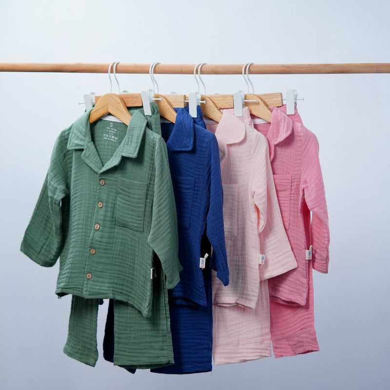 sleepsuits muslin long sleeve