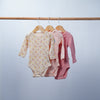 3PCS long sleeve bodysuits for baby girl
