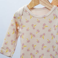 3PCS long sleeve bodysuits for baby girl