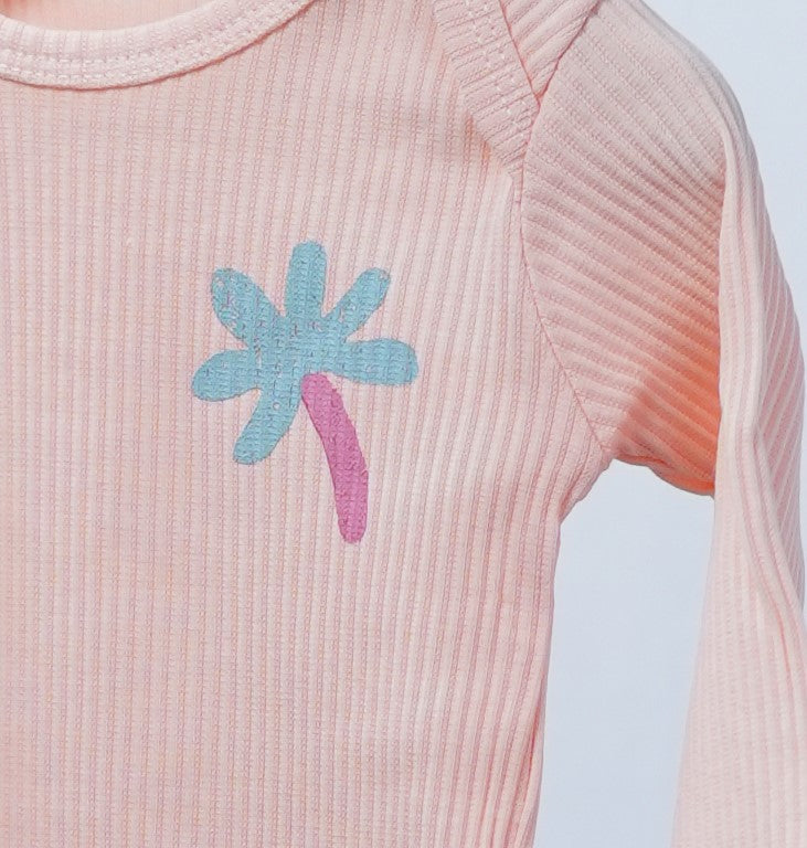 3PCS long sleeve bodysuits for baby girl