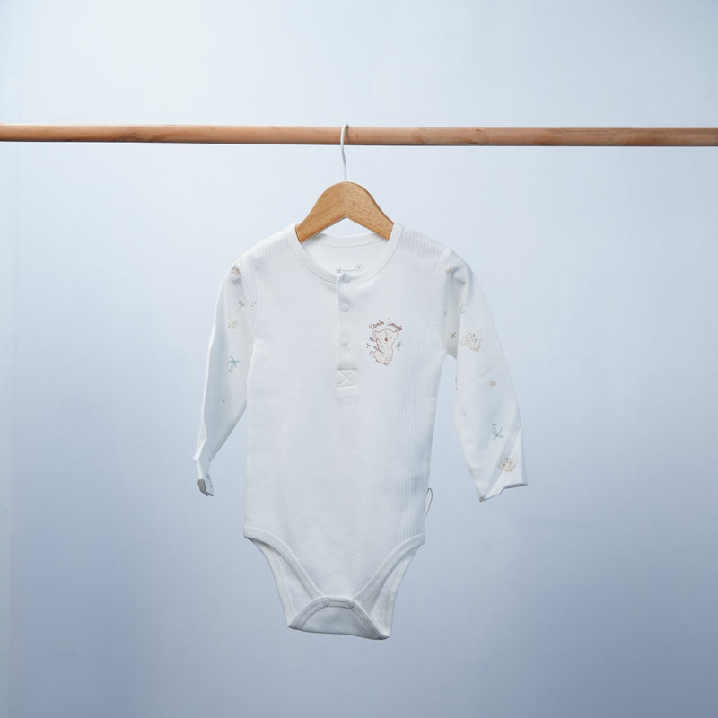 long sleeve cotton koala bodysuit