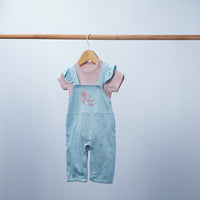 short sleeve salopette for baby