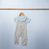 short sleeve salopette for baby