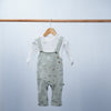 cotton baby salopette Panda design