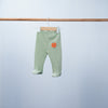 set of 3 baby soft cotton pants with feet
