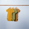 short sleeve cotton bodysuits for baby