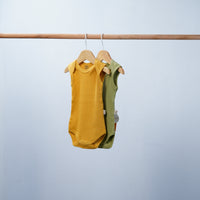cotton sleeveless bodysuit for baby