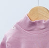high neck long sleeve bodysuits for baby