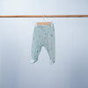 soft cotton joggers with feet for baby