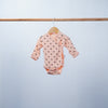 long sleeve cotton body suit for baby girl