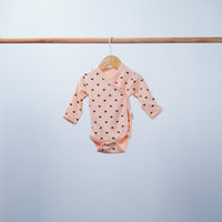 long sleeve cotton body suit for baby girl