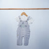 muslin salopette for baby