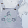 muslin salopette for baby