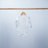 long sleeve white bodysuit for baby