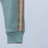 stylish cotton joggers with buttons