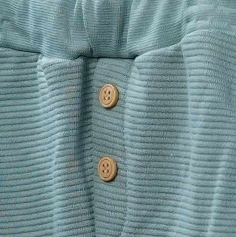stylish cotton joggers with buttons