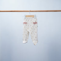 soft joggers with feet for baby