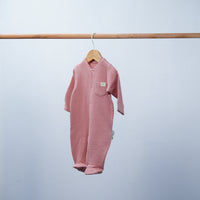 long  sleeve cotton romper for babies