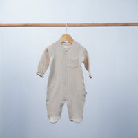 long  sleeve cotton romper for babies