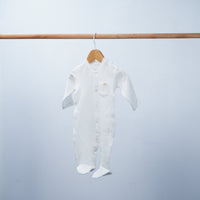 long  sleeve cotton romper for babies