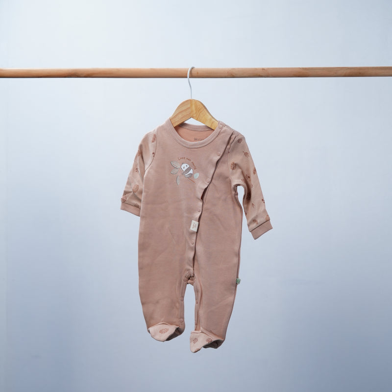 soft cotton long sleeve romper for baby