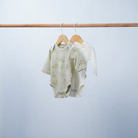 2 PCS organic bodysuits for baby