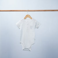 short sleeve soft cotton bodysuits for baby