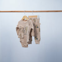 set of 3 pcs baby outfit cotton