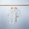 soft long sleeve bodysuits floral for baby girl