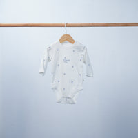 soft long sleeve bodysuits floral for baby girl