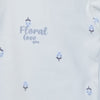 soft long sleeve bodysuits floral for baby girl