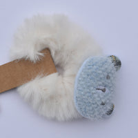 fluffy elastic hair band and toy