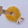 fluffy elastic hairband and toy accessories for girl