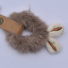fluffy elastic hairband and toy accessories for girl