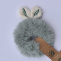 fluffy elastic hairband and toy accessories for girl