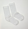 bamboo unisex high net white socks breathable and soft