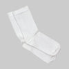 bamboo unisex high net white socks breathable and soft