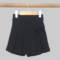 toddler girl black skirt with built in short