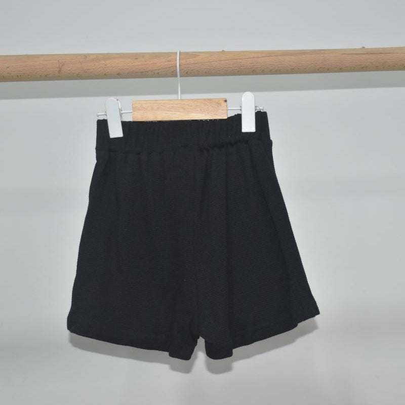 toddler girl black skirt with built in short