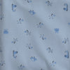 double face cotton blanket for baby 85*90cm blue baby boy