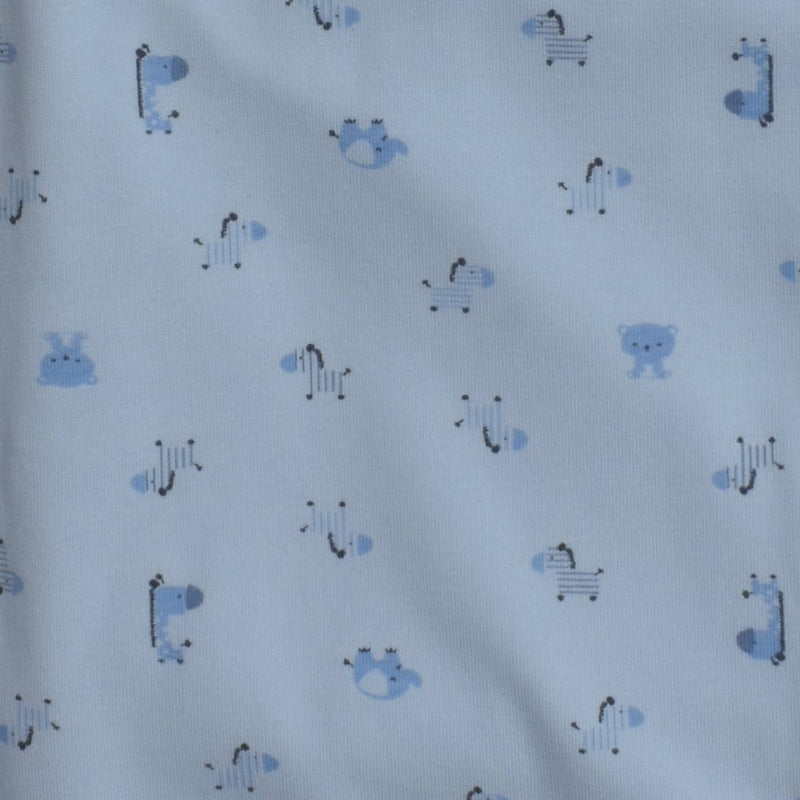 double face cotton blanket for baby 85*90cm blue baby boy