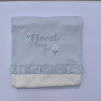 double face cotton blanket for baby 85*90cm floral