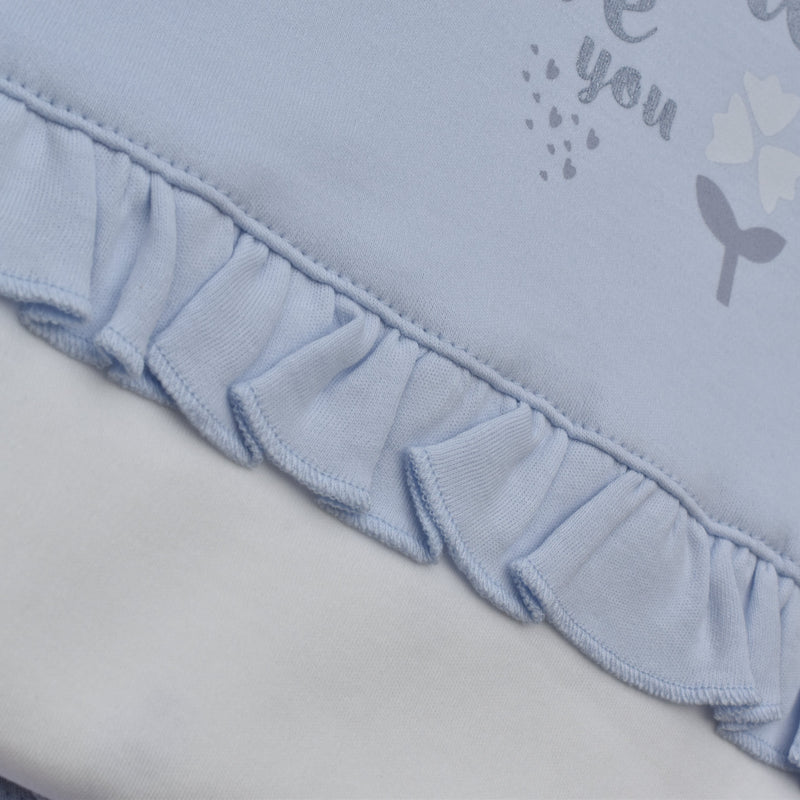 double face cotton blanket for baby 85*90cm floral