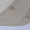 organic soft blanket 85*90cm for baby mushroom