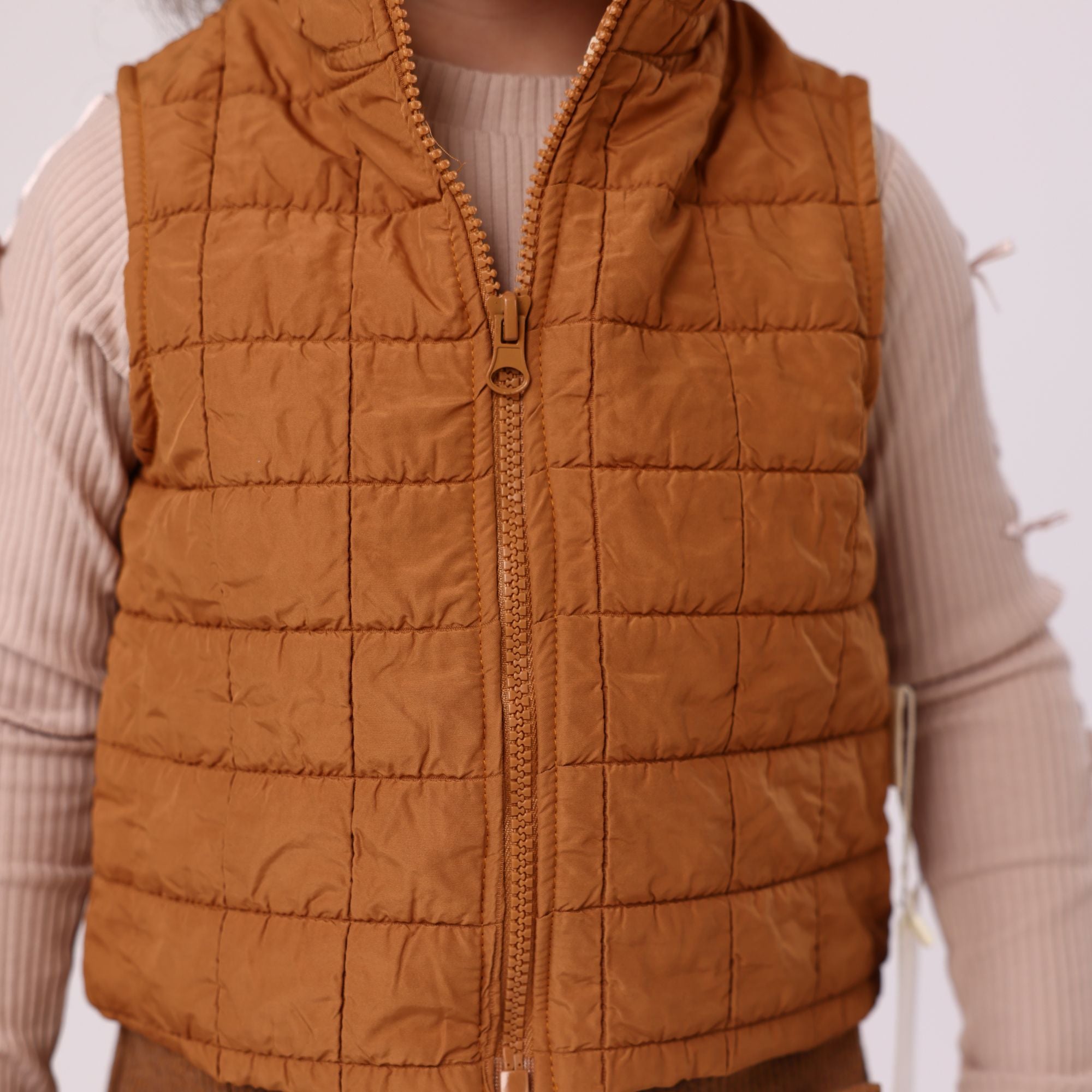 lightweight down puffer gilet sleeveless