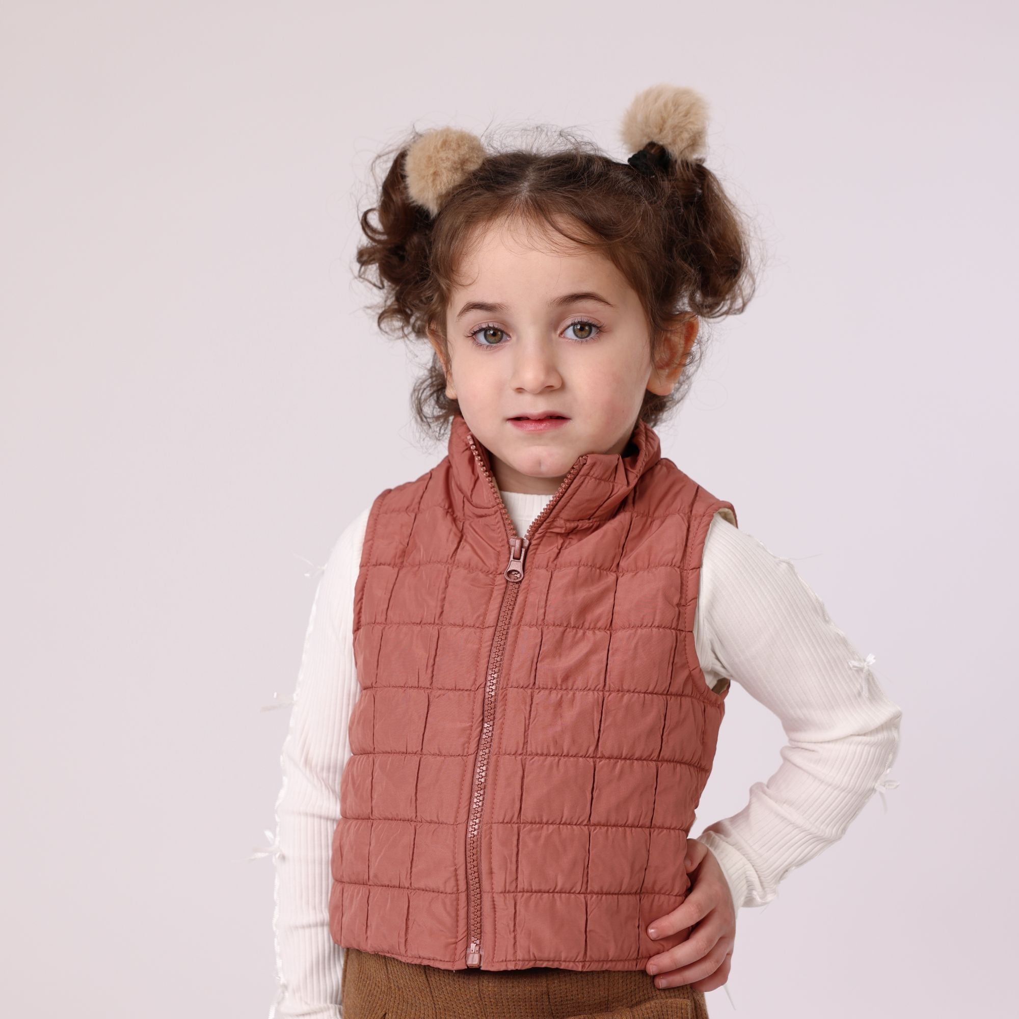 lightweight down puffer gilet sleeveless