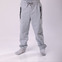 casual joggers for boy with zipper pockets