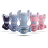 4 Positions Convertible Baby Carrier with Hip Seat, Adjustable Babywearing, Kangaroo Baby Carrier for Newborn and toddler